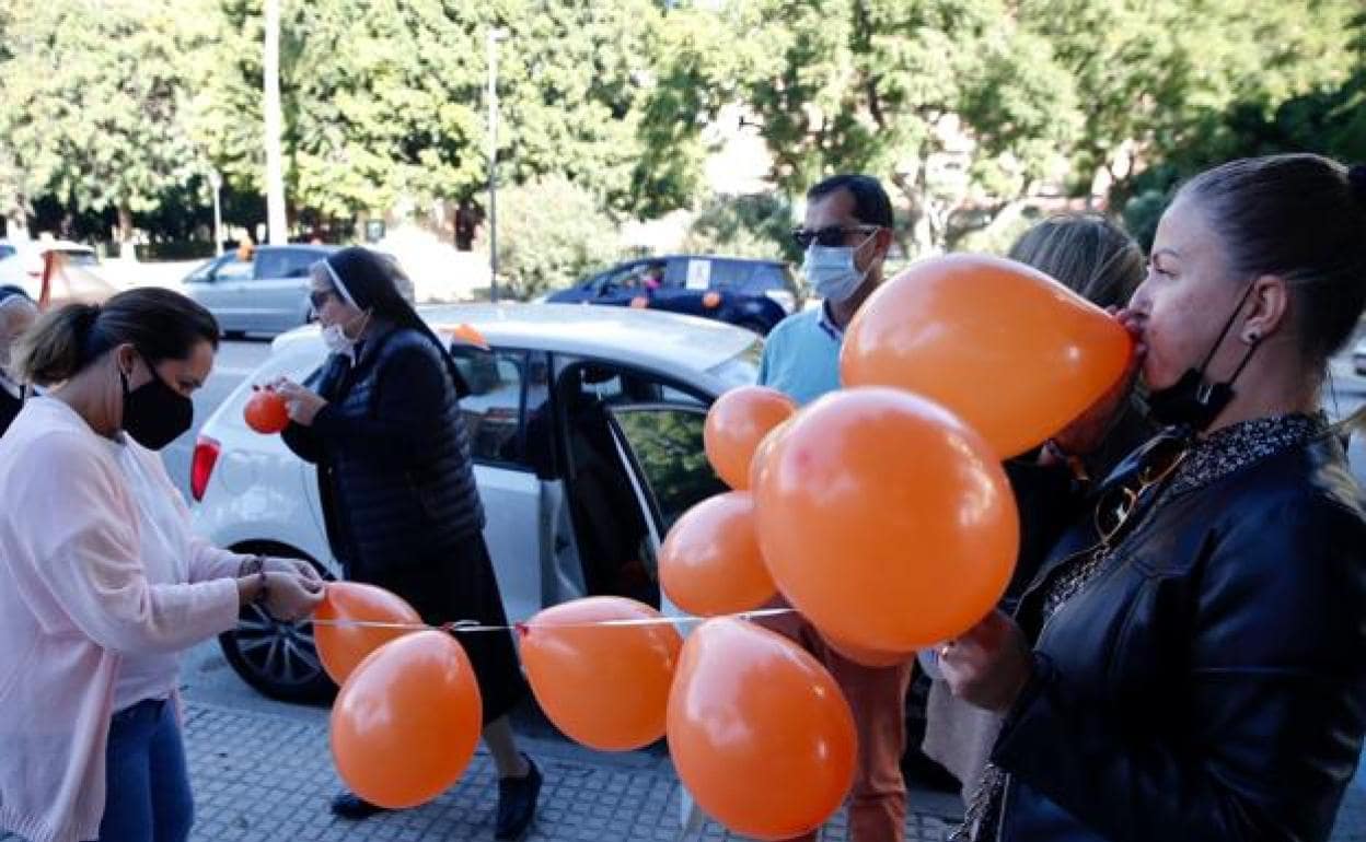 Nueva caravana de coches en M laga contra la ley Cela Diario Sur